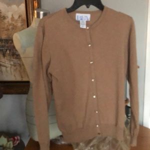 BFA Classics Small Tan Cardigan